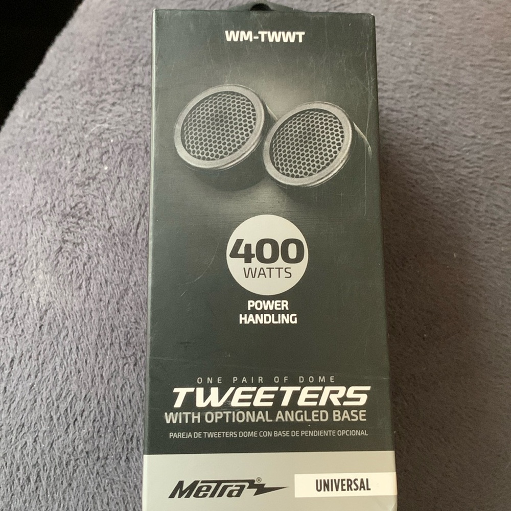 Sealed never opened Metra 400 Watts Done Tweeters